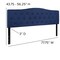 Flash Furniture King, Cambridge Headboard, Navy Fabric HG-HB1708-K-N-GG - alternate 6